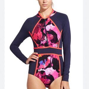 Athleta Red Mystique One Piece Rashguard